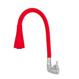 TORNEIRA BICA MÓVEL COZINHA PAREDE 1168 1/4 C71 COM TUBO CÔNICO RED