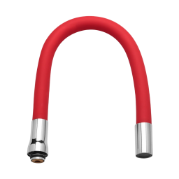 TUBO AÇO INOX FLEXÍVEL SILICONE RED